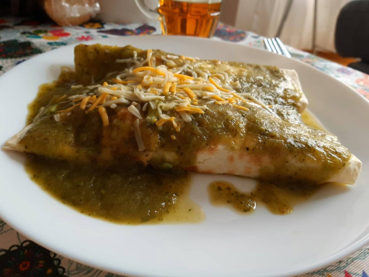 Enchiladas verdes