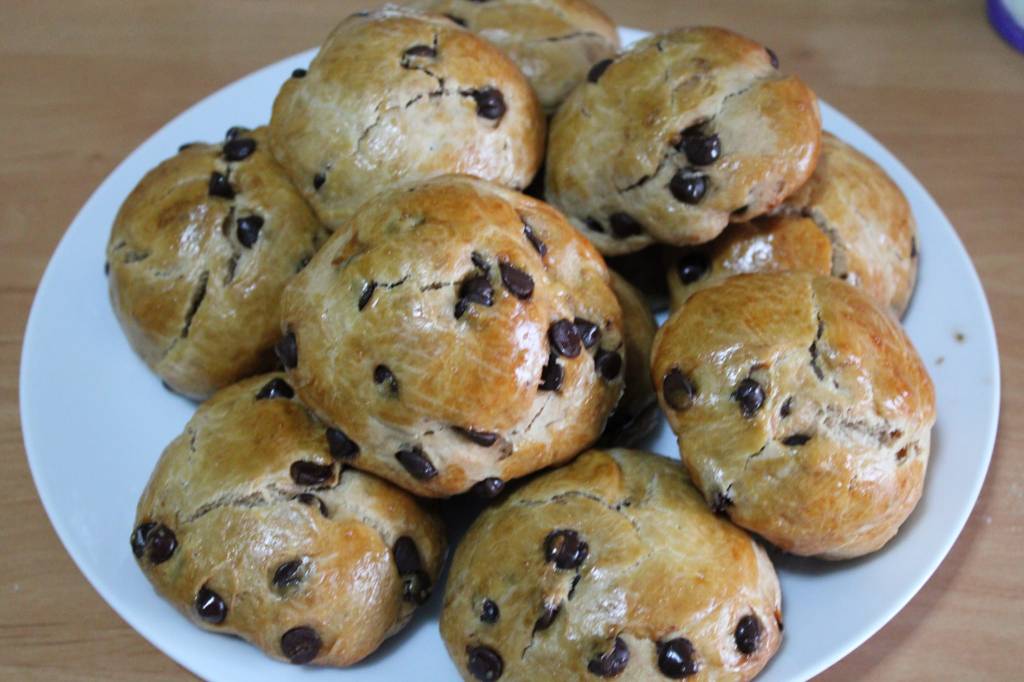 Pan brioche con pepitas de&nbsp;chocolate