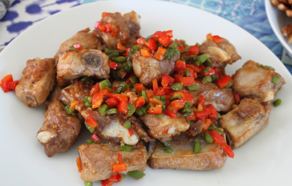 Costillas de cerdo al ajillo estilo&nbsp;chino