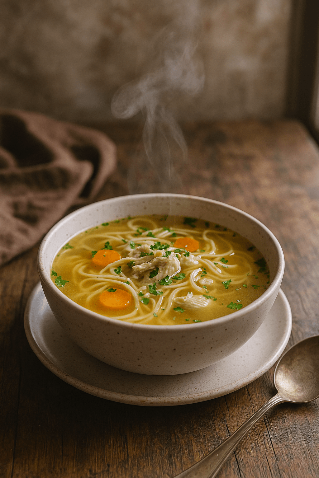 Sopa de Pollo con&nbsp;Fideos